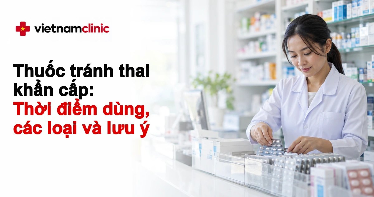Thuốc tránh thai khẩn cấp: Thời điểm dùng, các loại và lưu ý