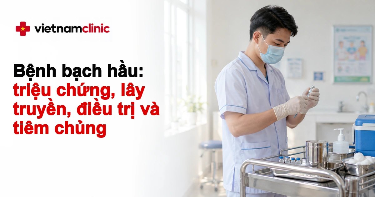 Bệnh bạch hầu: triệu chứng, lây truyền, điều trị và tiêm chủng