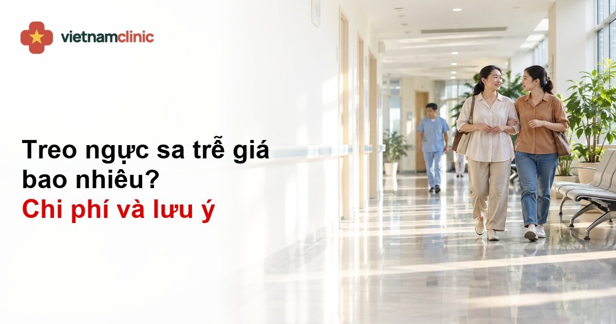 Treo ngực sa trễ giá bao nhiêu? Chi phí và lưu ý