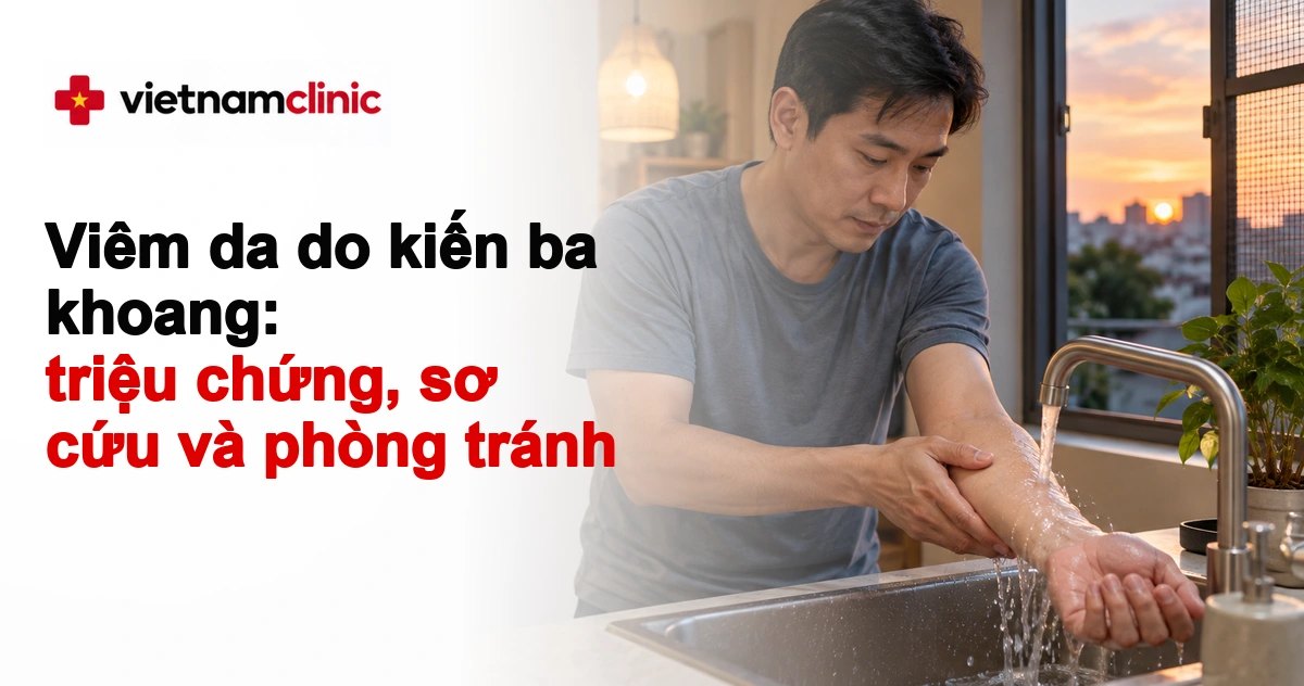 Viêm da do kiến ba khoang: triệu chứng, sơ cứu và phòng tránh