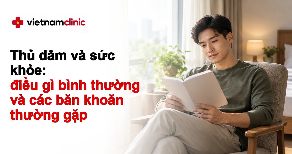 Thủ dâm và sức khỏe: điều gì bình thường và các băn khoăn thường gặp