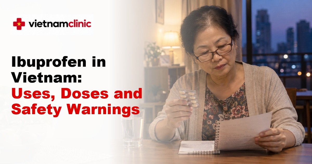 Ibuprofen in Vietnam: Uses, Doses and Safety Warnings