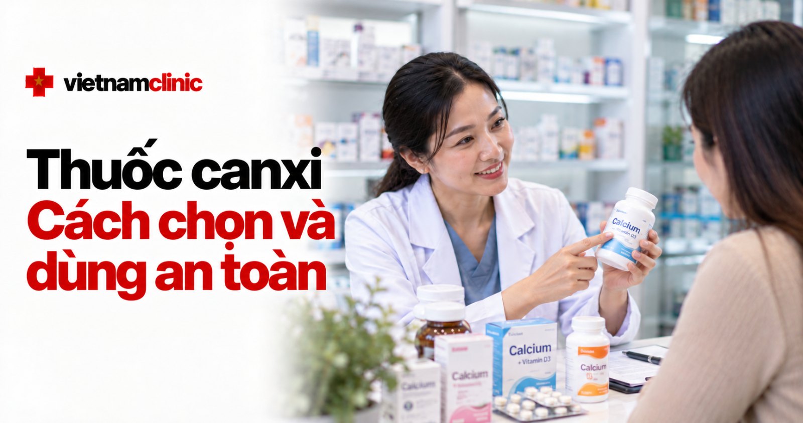 Thuốc canxi: Cách chọn loại, liều dùng và tránh tương tác