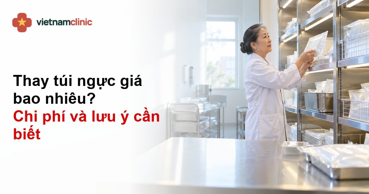 Thay túi ngực giá bao nhiêu? Chi phí và lưu ý cần biết