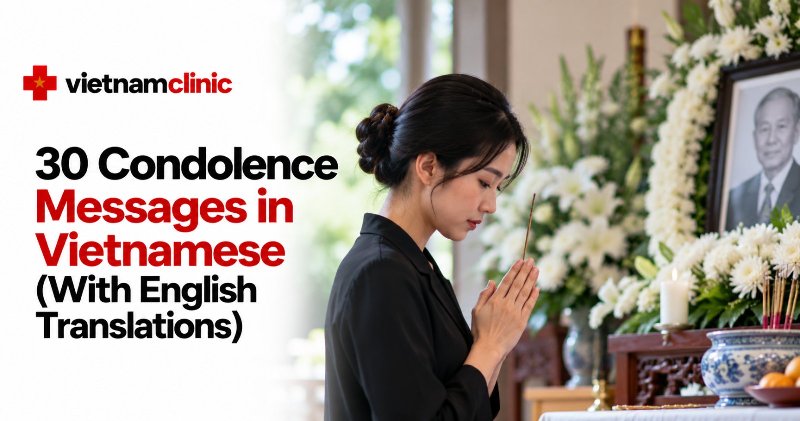30 condolence messages in Vietnamese with English translations
