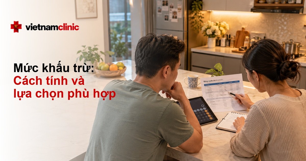 Mức khấu trừ bảo hiểm sức khỏe: Cách tính và lựa chọn