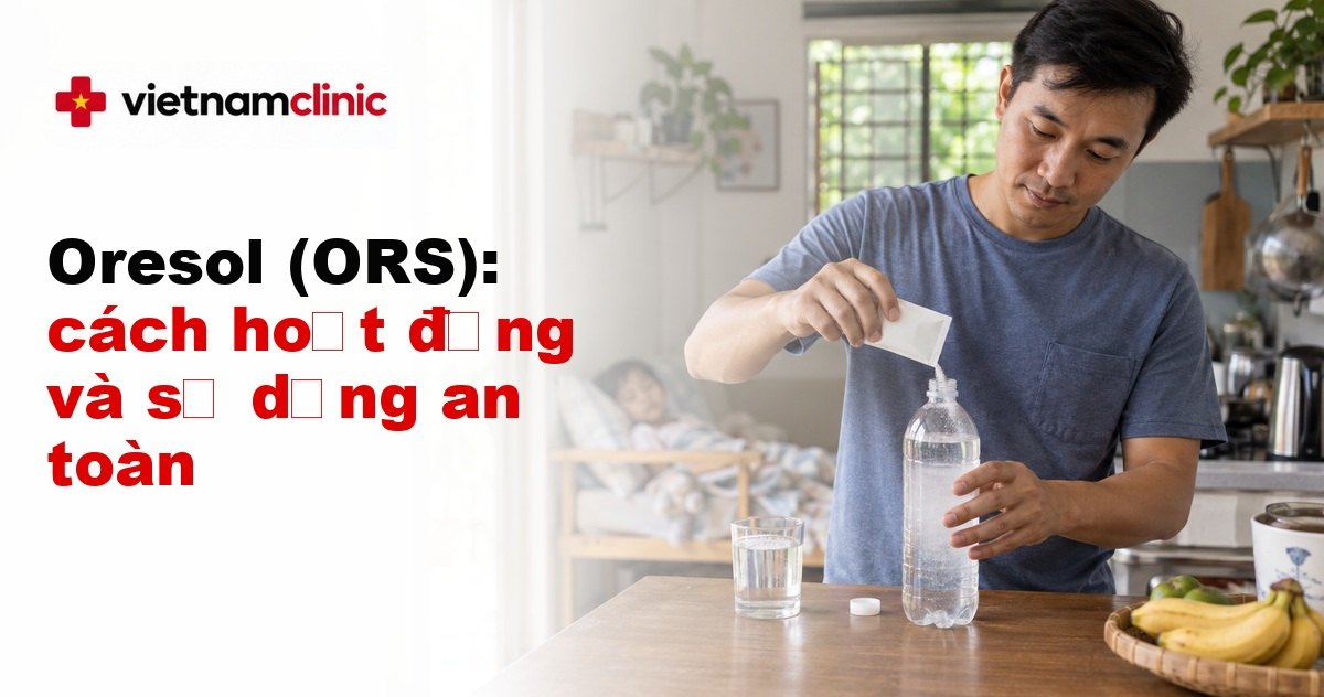 Oresol (ORS): cách hoạt động và sử dụng an toàn