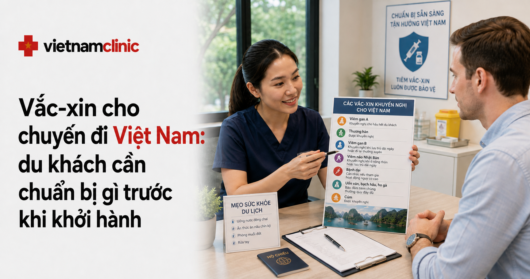 Vắc-xin cho chuyến đi Việt Nam: du khách cần chuẩn bị gì trước khi khởi hành